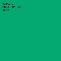 #03A970 - Jade Color Image