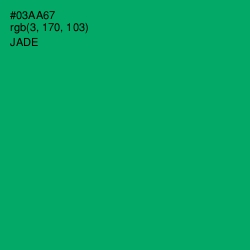 #03AA67 - Jade Color Image