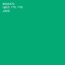 #03AA74 - Jade Color Image