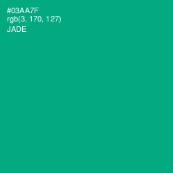 #03AA7F - Jade Color Image