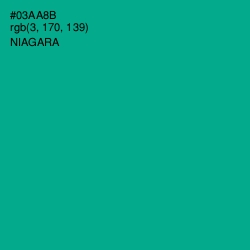 #03AA8B - Niagara Color Image