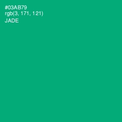 #03AB79 - Jade Color Image