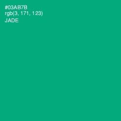 #03AB7B - Jade Color Image