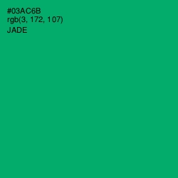 #03AC6B - Jade Color Image