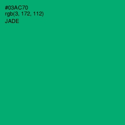 #03AC70 - Jade Color Image