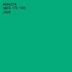 #03AC7A - Jade Color Image