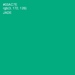 #03AC7E - Jade Color Image