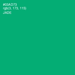 #03AD73 - Jade Color Image