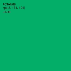 #03AE68 - Jade Color Image