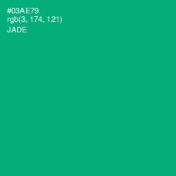 #03AE79 - Jade Color Image