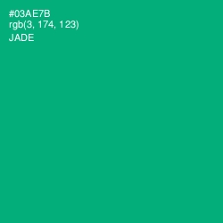 #03AE7B - Jade Color Image