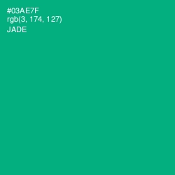 #03AE7F - Jade Color Image