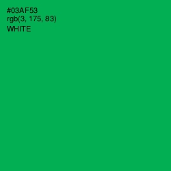 #03AF53 - Green Haze Color Image