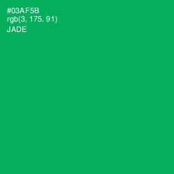 #03AF5B - Jade Color Image