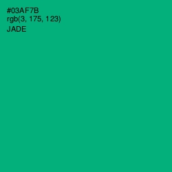 #03AF7B - Jade Color Image