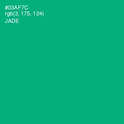 #03AF7C - Jade Color Image