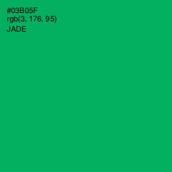 #03B05F - Jade Color Image