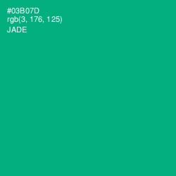 #03B07D - Jade Color Image