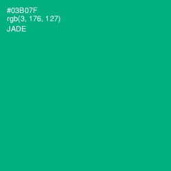 #03B07F - Jade Color Image