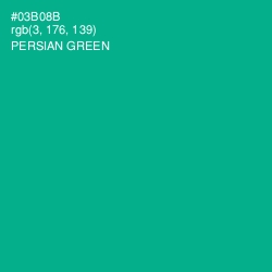 #03B08B - Persian Green Color Image