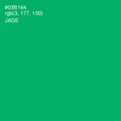 #03B164 - Jade Color Image