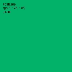 #03B269 - Jade Color Image