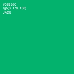 #03B26C - Jade Color Image