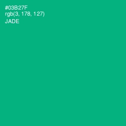 #03B27F - Jade Color Image