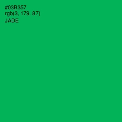 #03B357 - Jade Color Image