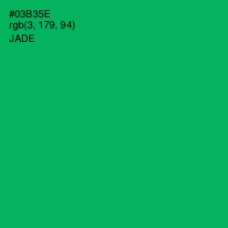 #03B35E - Jade Color Image