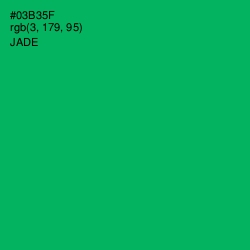 #03B35F - Jade Color Image