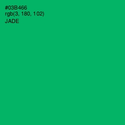 #03B466 - Jade Color Image