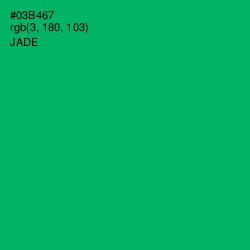 #03B467 - Jade Color Image