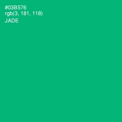 #03B576 - Jade Color Image