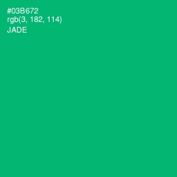 #03B672 - Jade Color Image