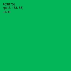 #03B758 - Jade Color Image