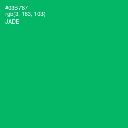 #03B767 - Jade Color Image
