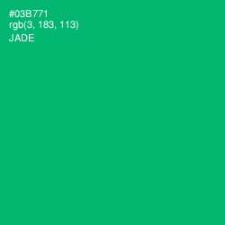 #03B771 - Jade Color Image