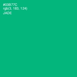 #03B77C - Jade Color Image