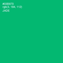 #03B870 - Jade Color Image