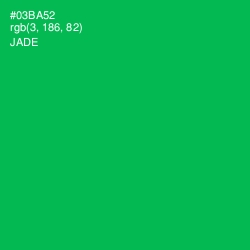 #03BA52 - Jade Color Image