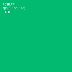 #03BA71 - Jade Color Image