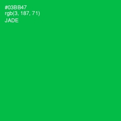 #03BB47 - Jade Color Image