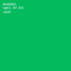 #03BB5C - Jade Color Image