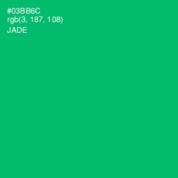 #03BB6C - Jade Color Image