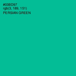 #03BD97 - Persian Green Color Image