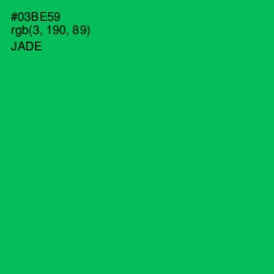 #03BE59 - Jade Color Image