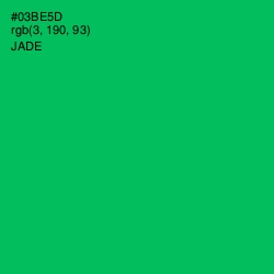 #03BE5D - Jade Color Image