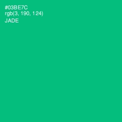 #03BE7C - Jade Color Image
