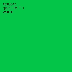 #03C547 - Malachite Color Image